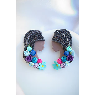 Aros Mujer soñadora Afro