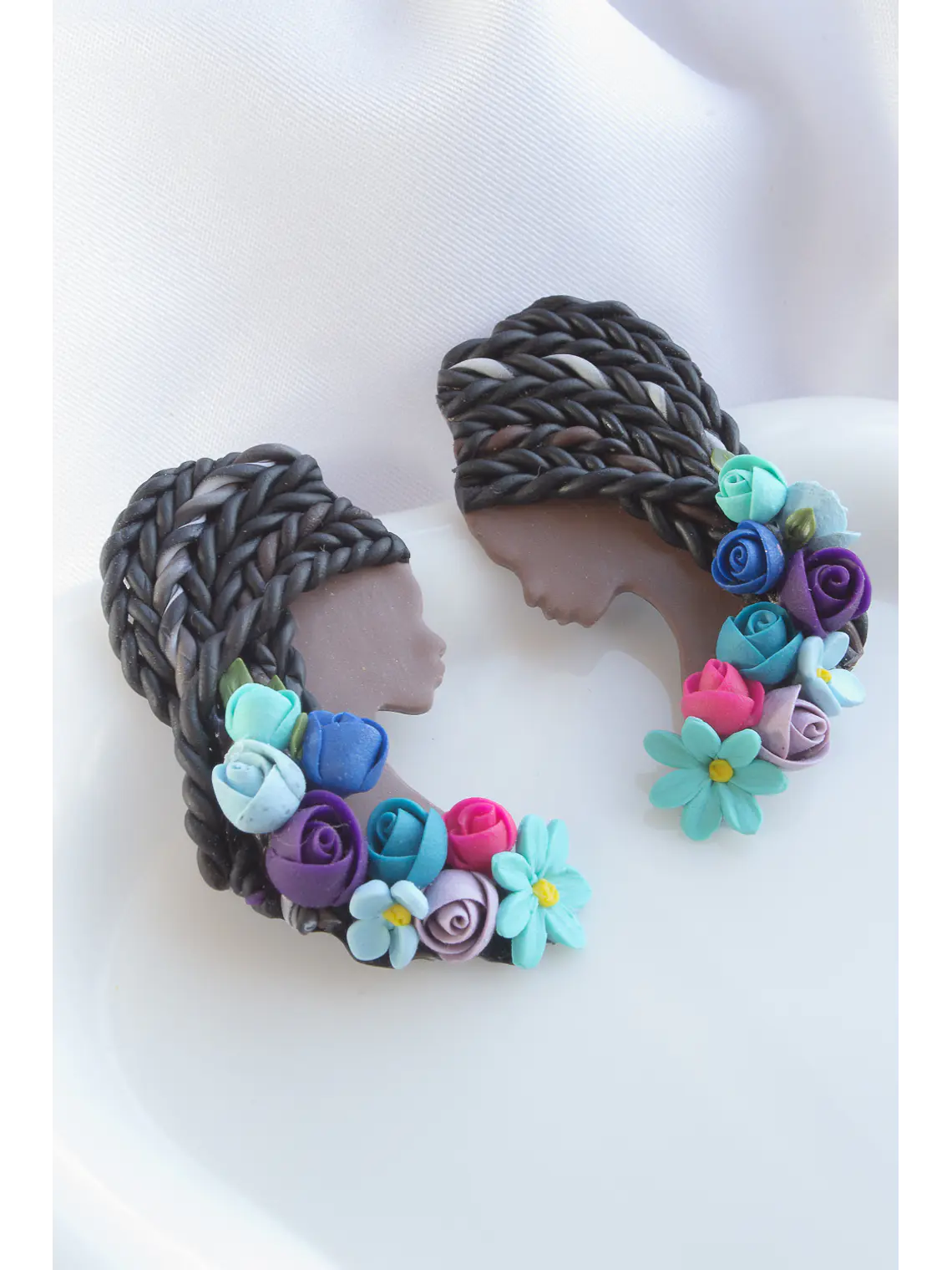 Aros Mujer soñadora Afro 3