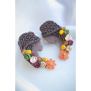 Aros Mujer soñadora Afro
