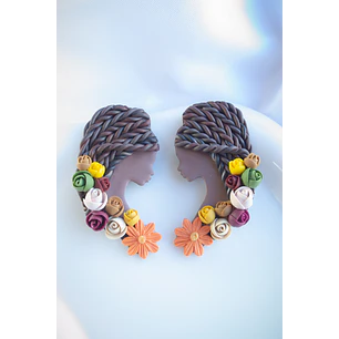 Aros Mujer soñadora Afro