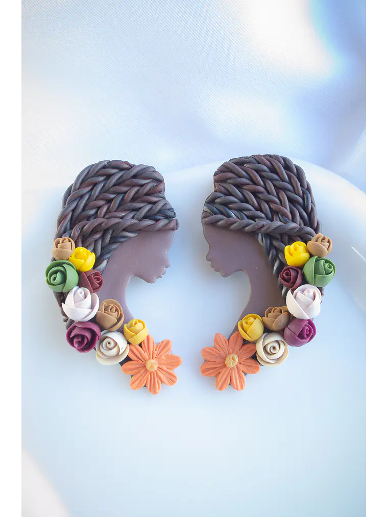 Aros Mujer soñadora Afro 1