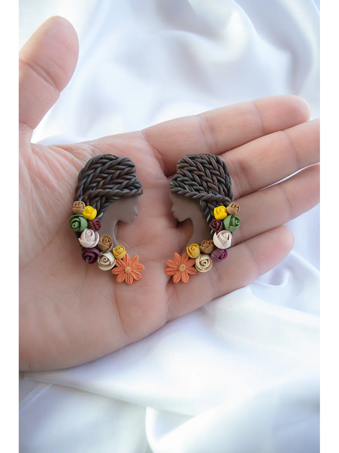 Aros Mujer soñadora Afro 3