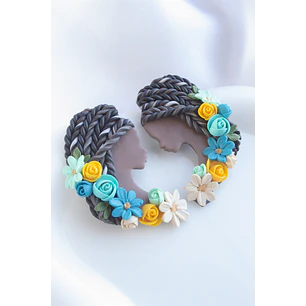 Aros Mujer soñadora Afro