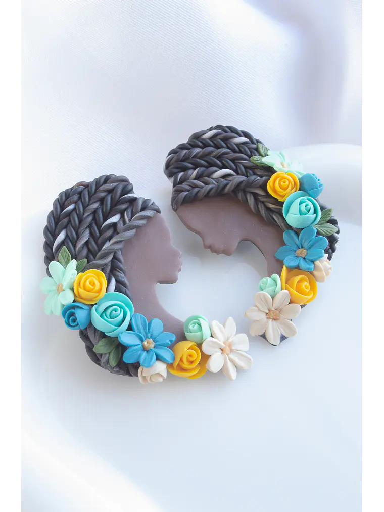 Aros Mujer soñadora Afro 1