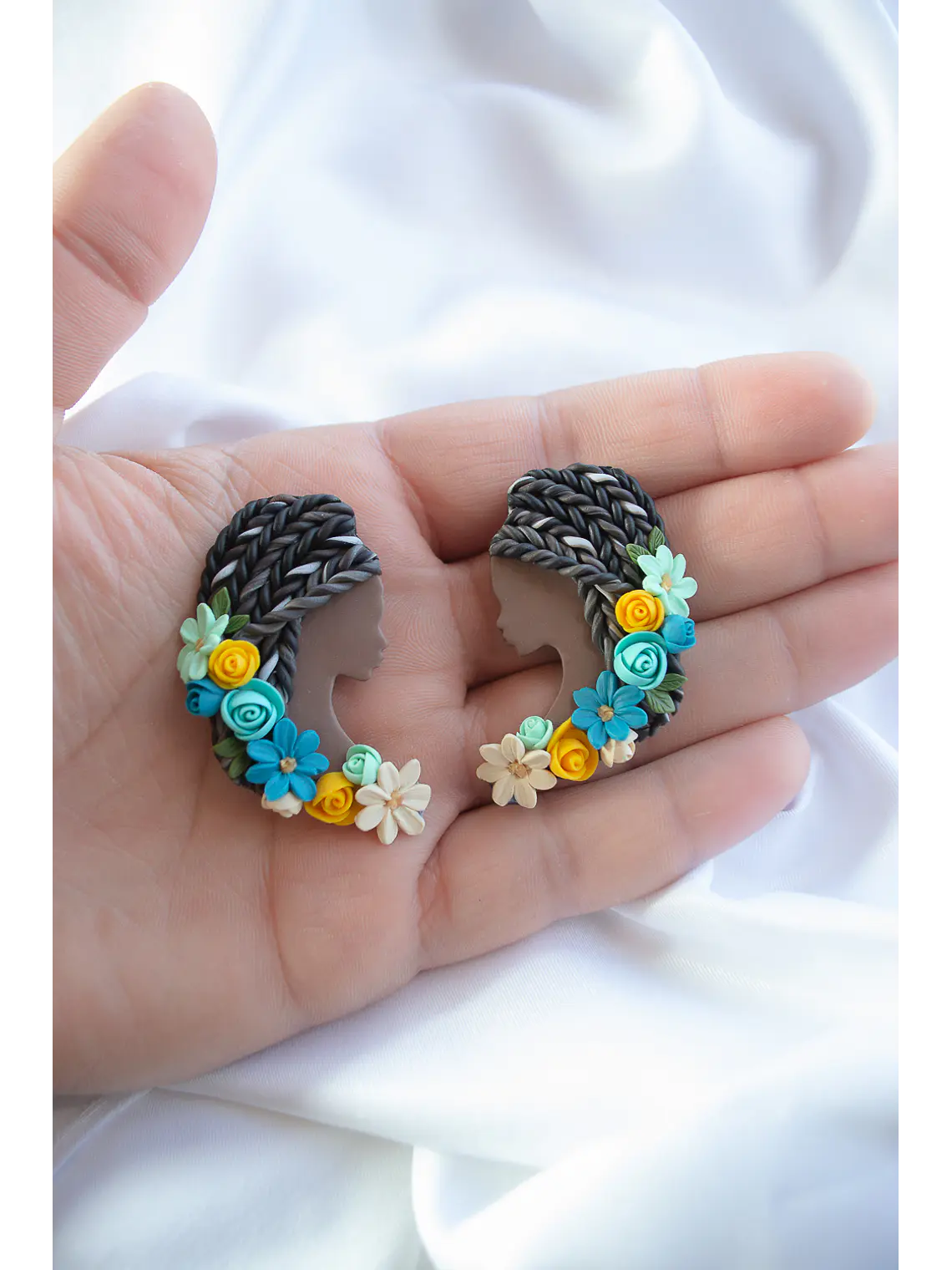 Aros Mujer soñadora Afro 2