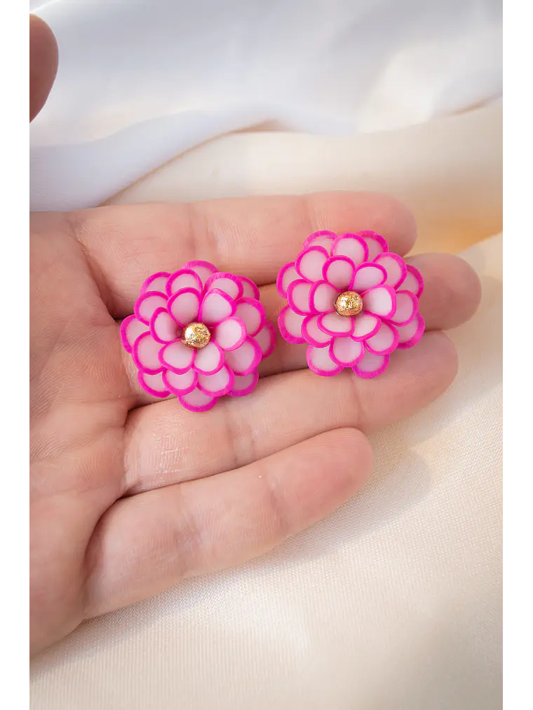 Aritos camelias  4