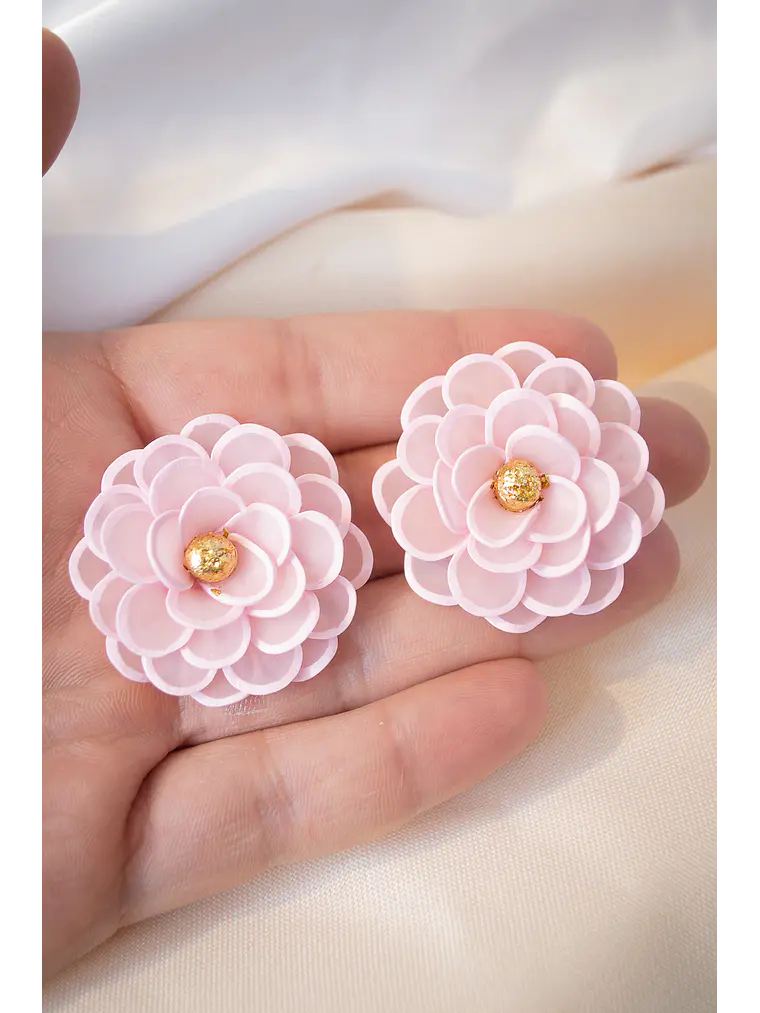 Aritos camelias  3