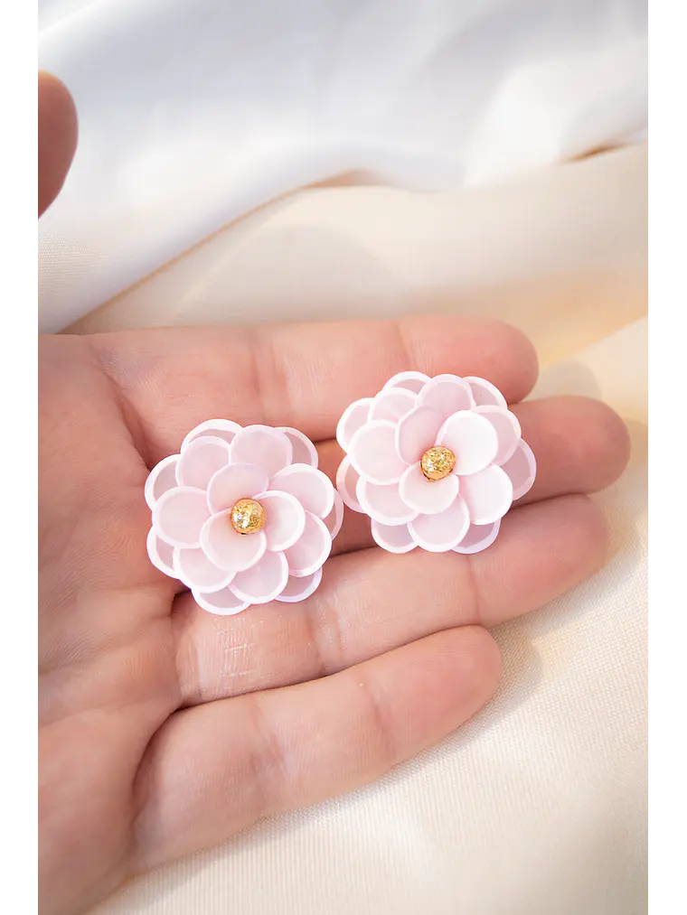 Aritos camelias  2