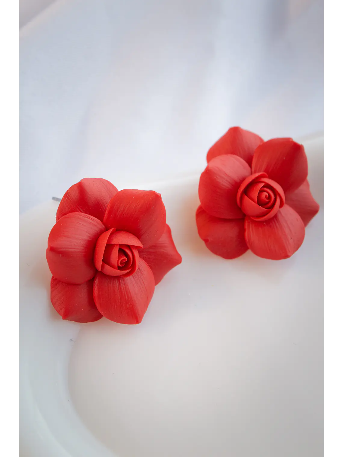Aritos Rosas Rojas  2