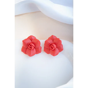 Aritos Rosas Rojas 