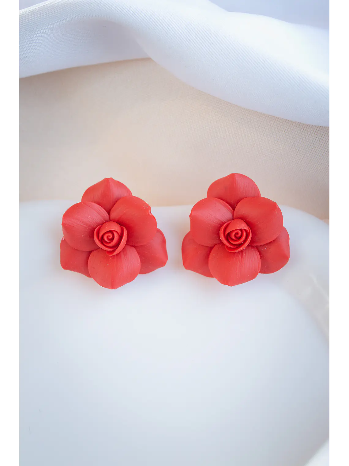 Aritos Rosas Rojas  1