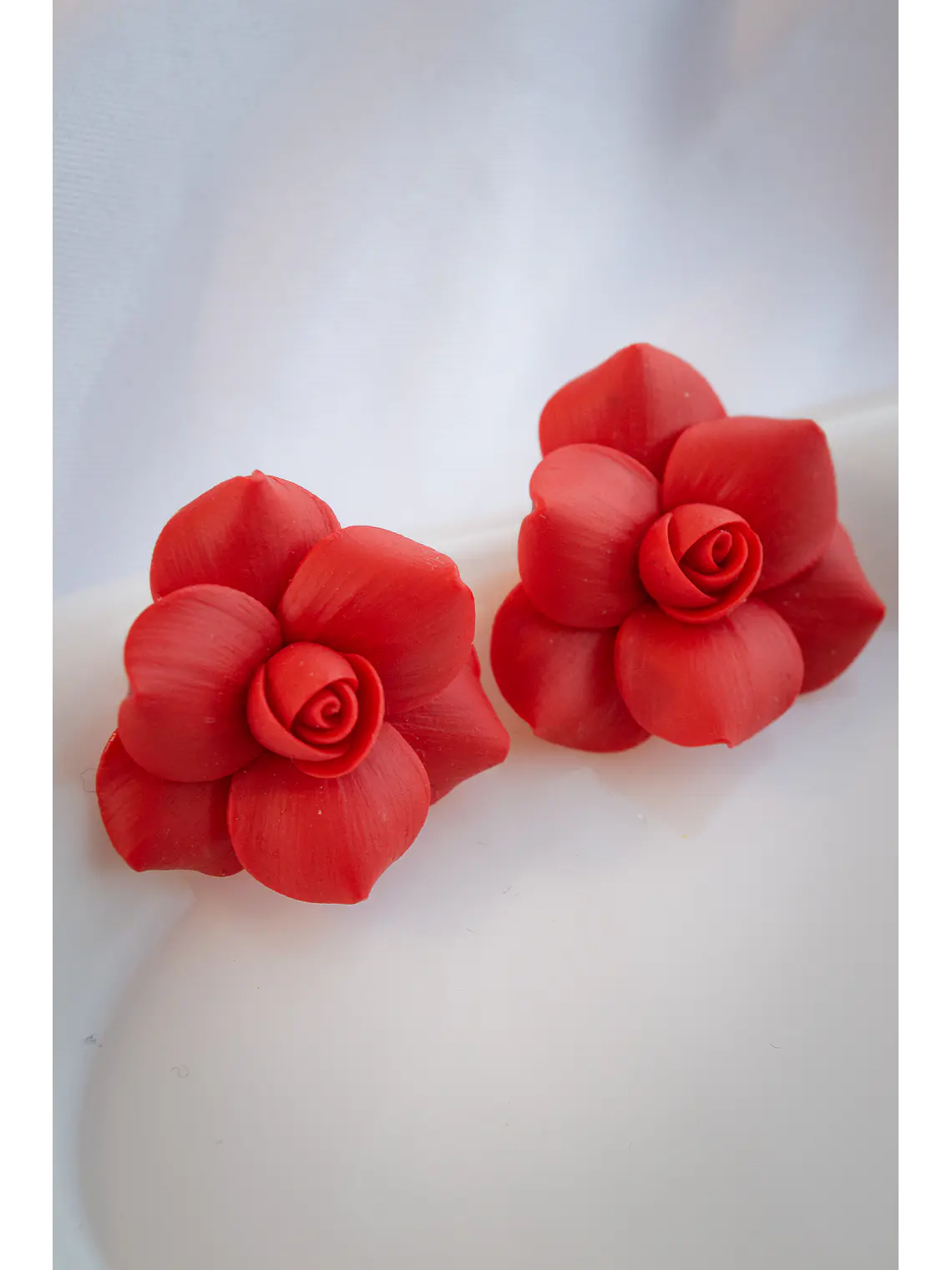 Aritos Rosas Rojas  2