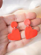 Aritos de Corazón colgante  - Miniatura 1