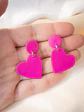 Aritos de Corazón colgante  - Miniatura 2