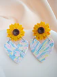 Aritos Girasol y Corazon multicolor  - Miniatura 1