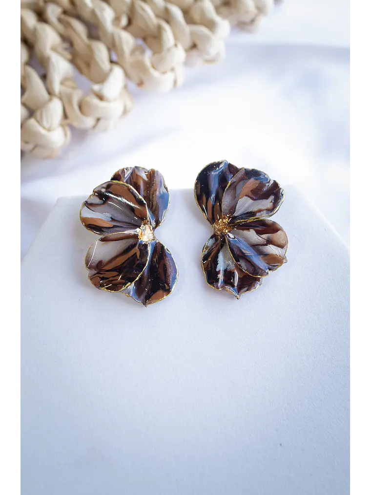Aritos modelo scrunchys 4 cms 1