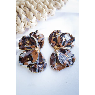 Aritos modelo scrunchys 6 cms