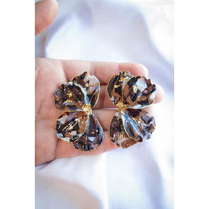 Aritos modelo scrunchys 6 cms