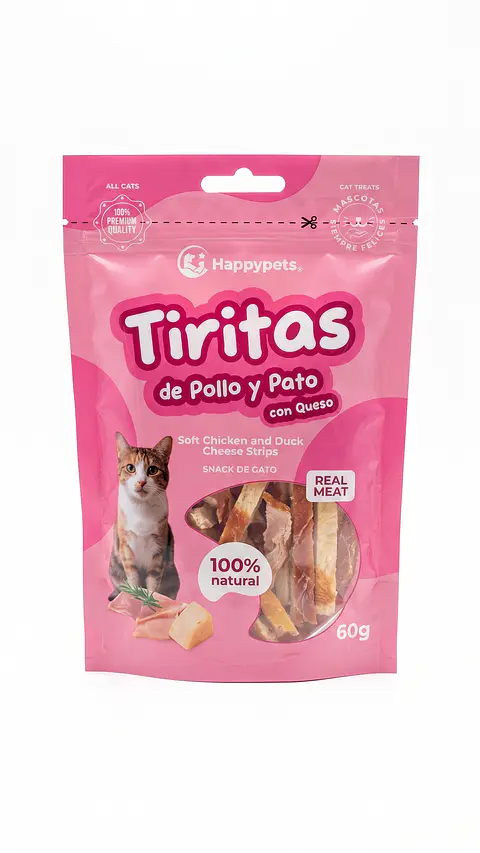 snack Tiritas de pollo y pato