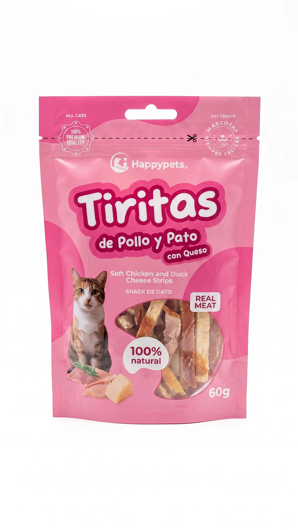 snack Tiritas de pollo y pato 1