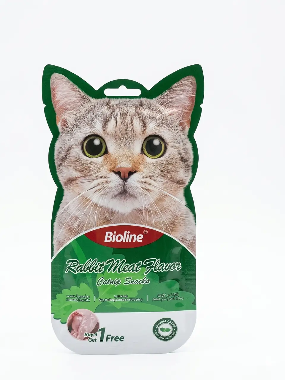 Snack para gato sabor salmon y conejo 1