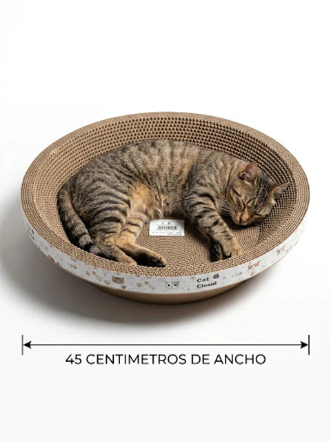 Rascador redondo tipo cama de 45 cm