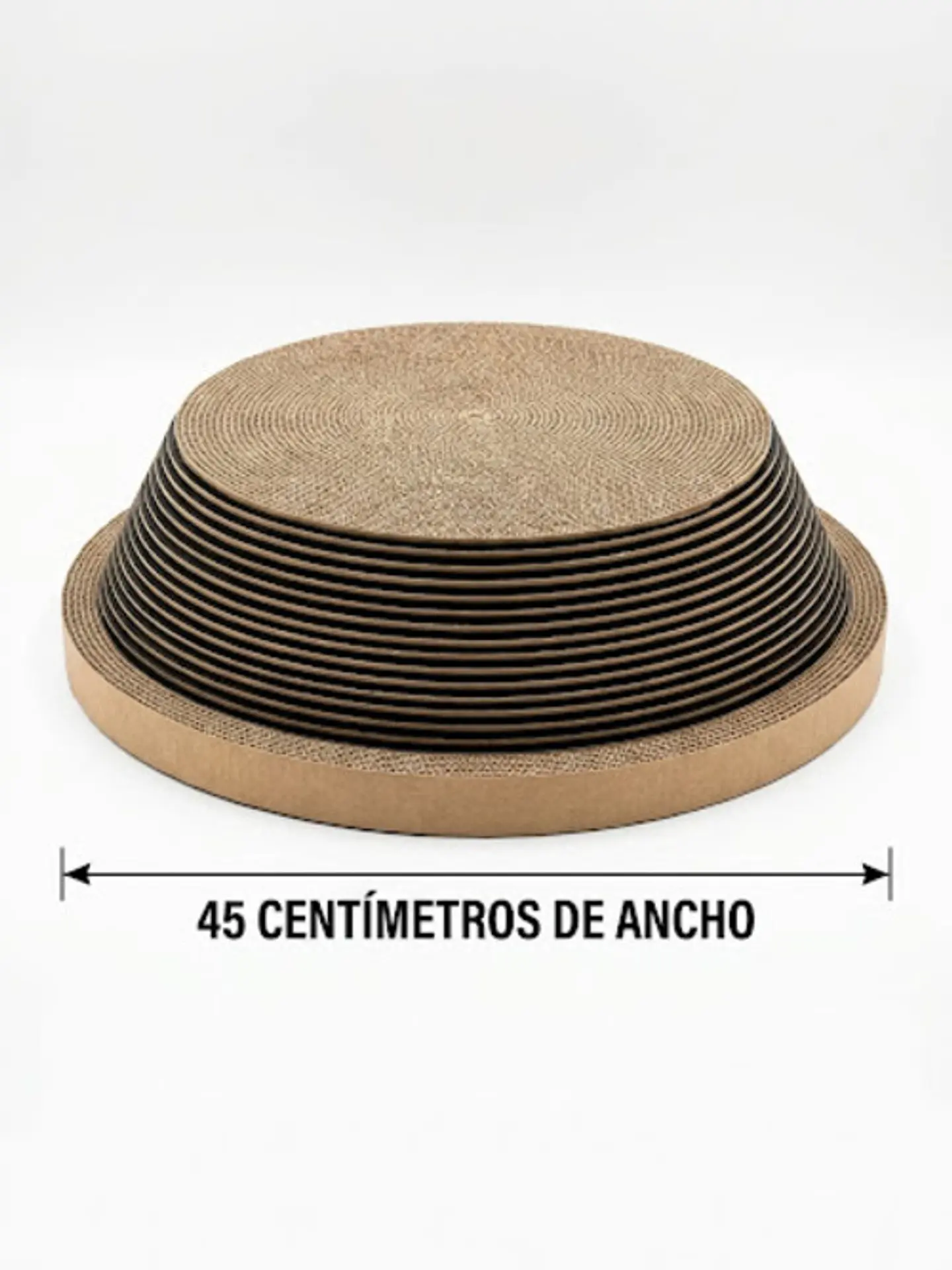 Rascador redondo tipo cama de 45 cm 3