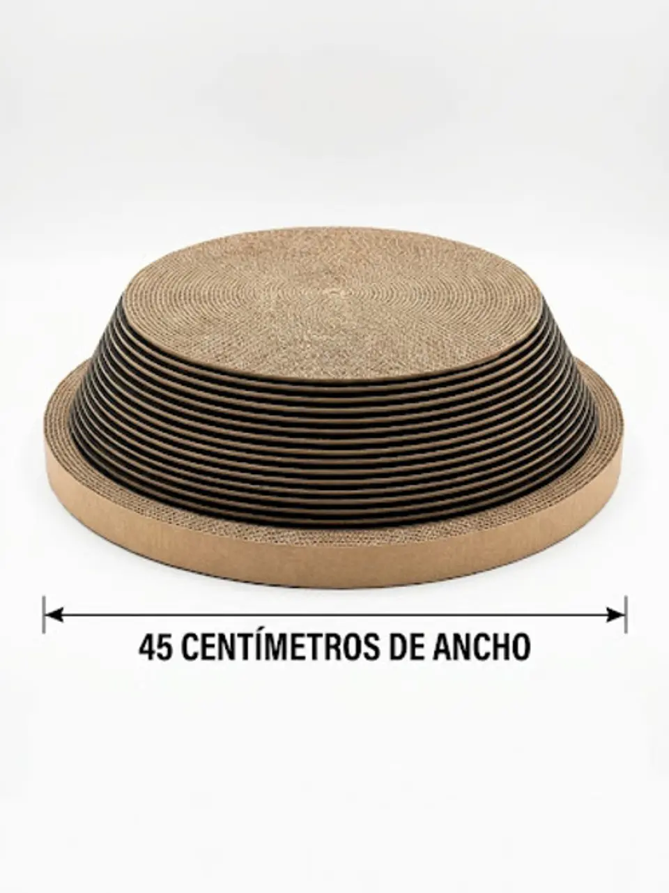 Rascador redondo tipo cama de 45 cm 3
