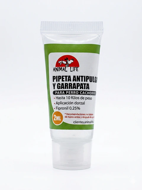 Pipeta antiparasitaria cachoro