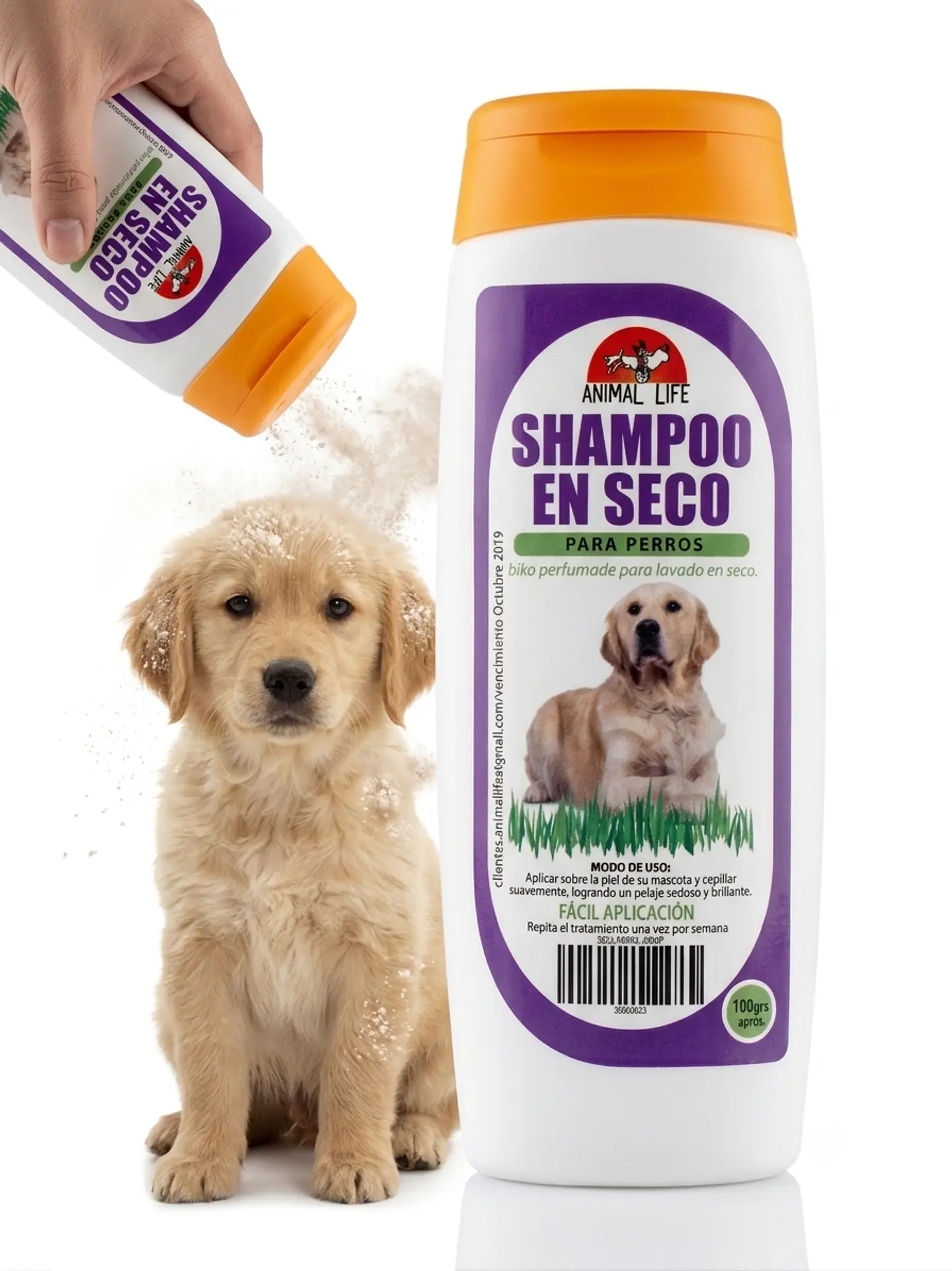 Shampú en seco para perro 2