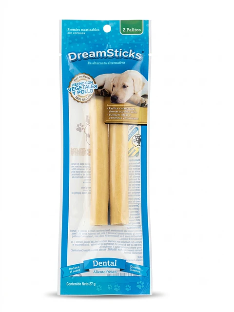 Dream sticks hecho con vegetales y pollo