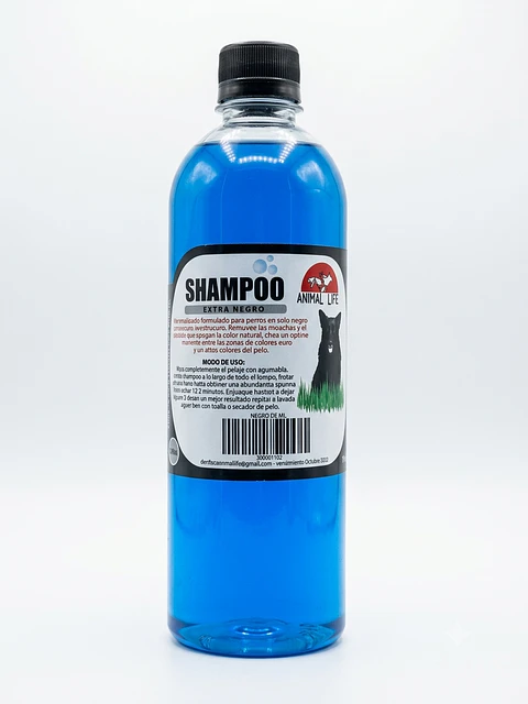 Shampoo para perro de pelaje negro 500 ml