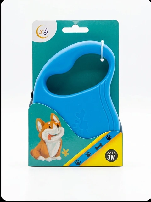correa retráctil para perro de 3 metros