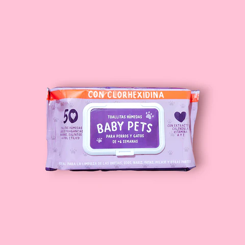 Toallitas húmedas Baby Pets