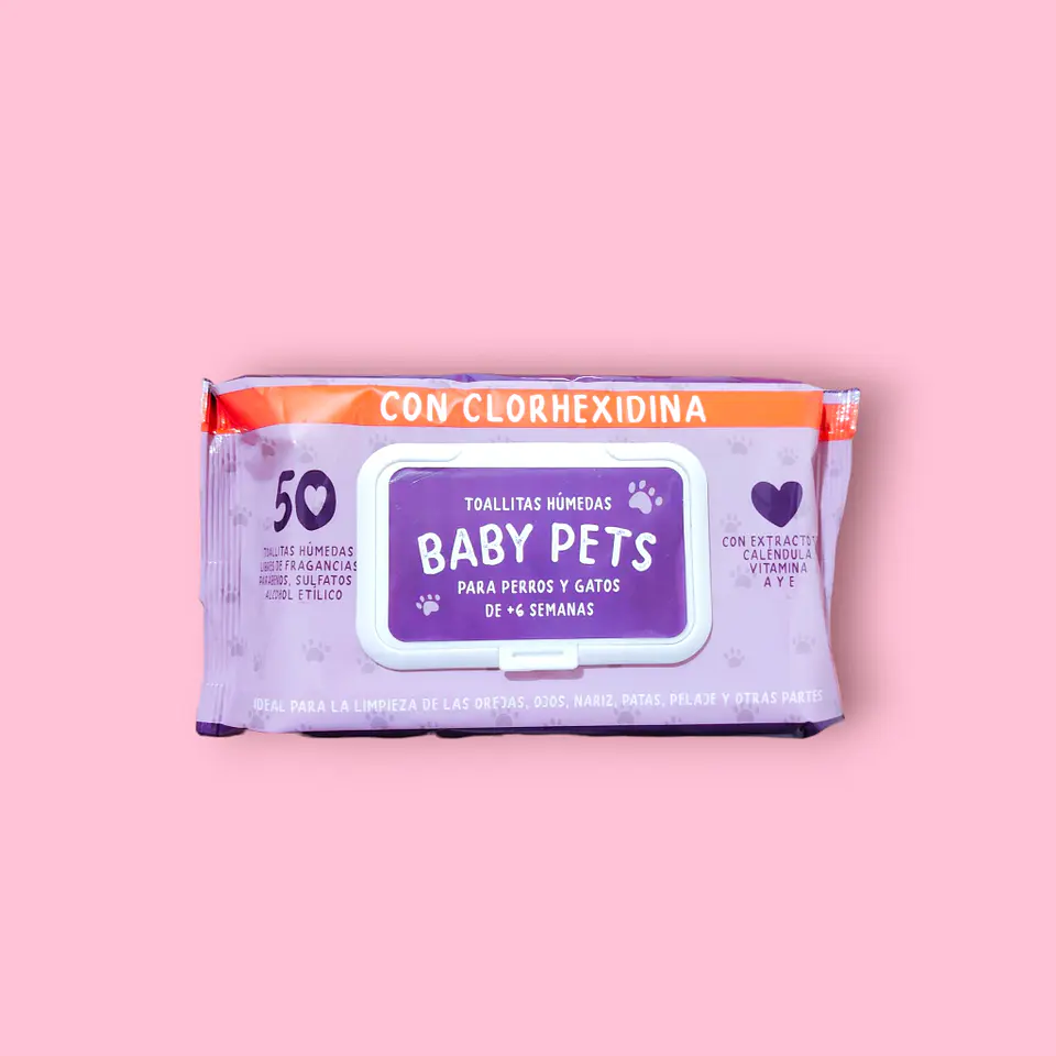 Toallitas húmedas Baby Pets 1