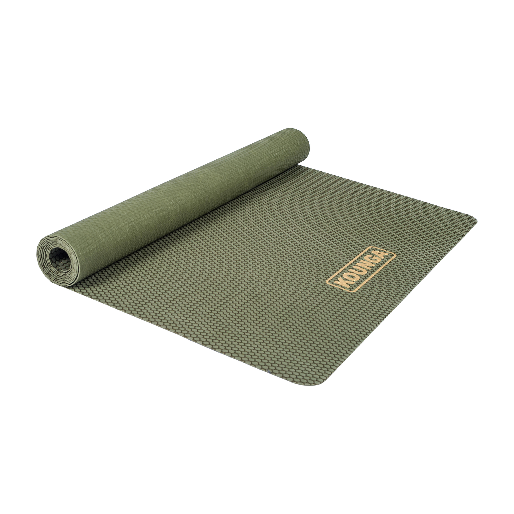 Mat de Yoga Kounga Plegable Profesional Verde Natura Ultra Light 1.5