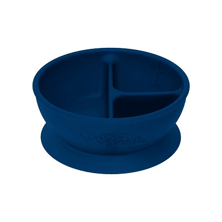 Bowl de Silicona Divisorio Adherente Azul Navy