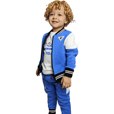 Conjunto Junior deportivo fj kids camiseta + sudadera + chaqueta