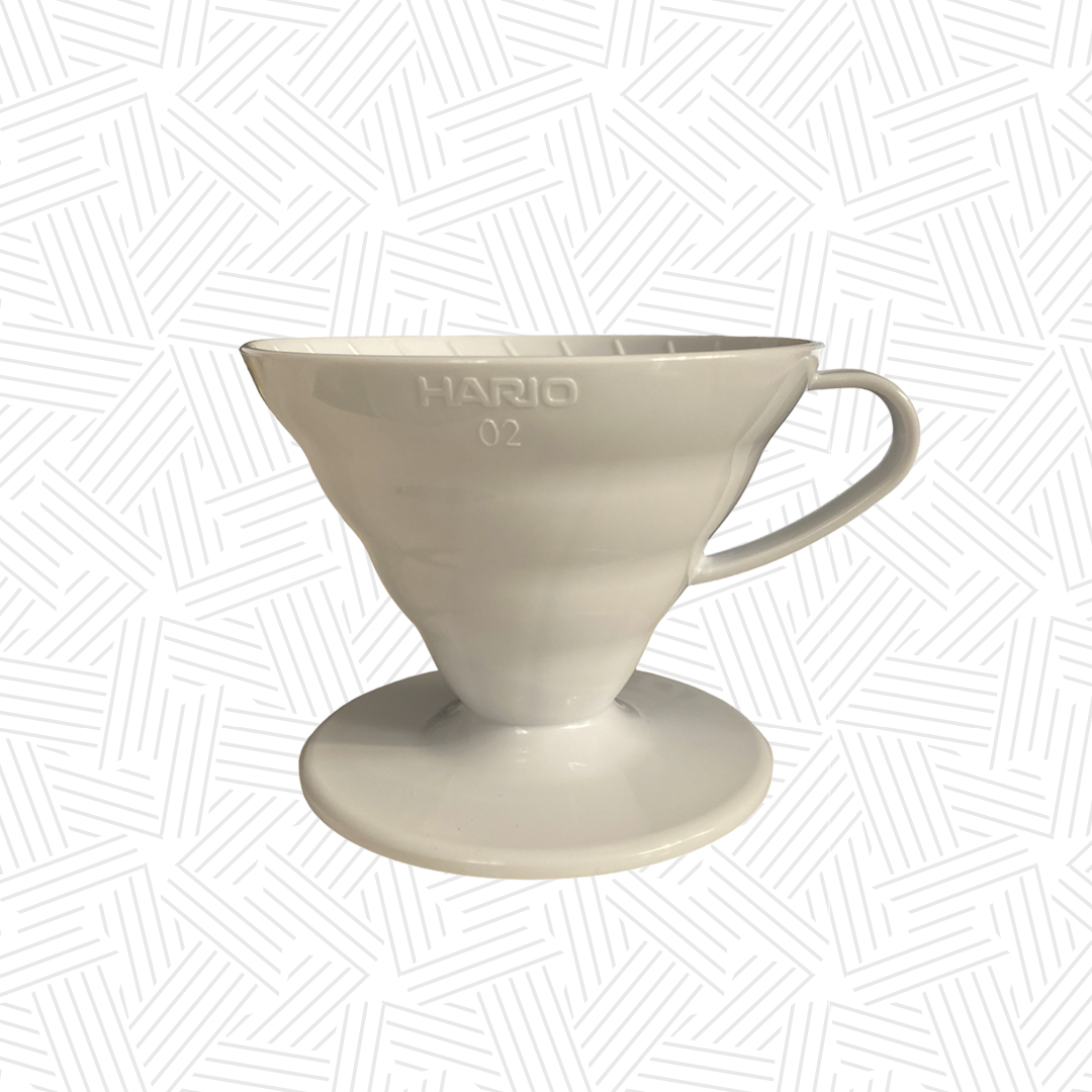 V60 Dripper Hario 02 Acrílico Blanco - Blanco