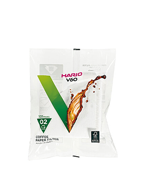 Filtro V60 Hario 02   100 unidades