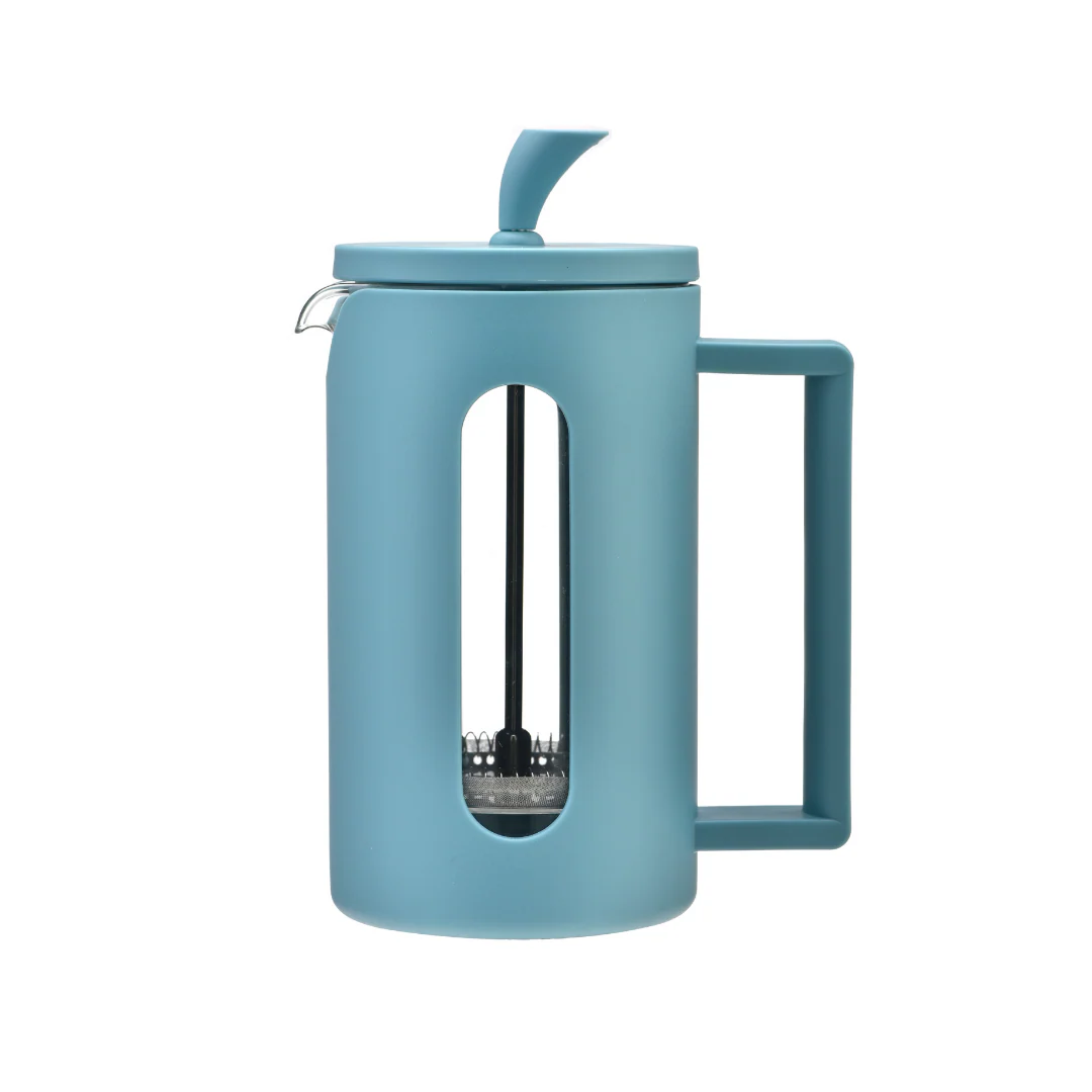 Prensa Francesa Celeste 3 Tazas