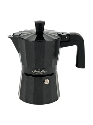 Cafetera Italiana Negra 3 tazas