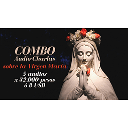 PROMOCIÓN DE AUDIOS / VIRGEN MARIA: 5 audio-charlas de Marino Restrepo sobre la Virgen María - 34.000 COP ó 8 USD