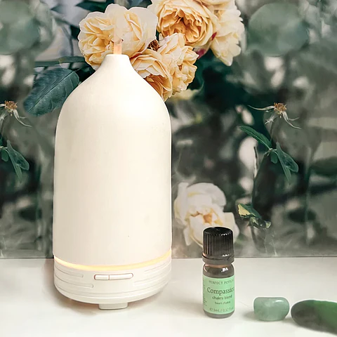 Mezcla de aceites esenciales para el chakra del corazón - Compasión 5 ml