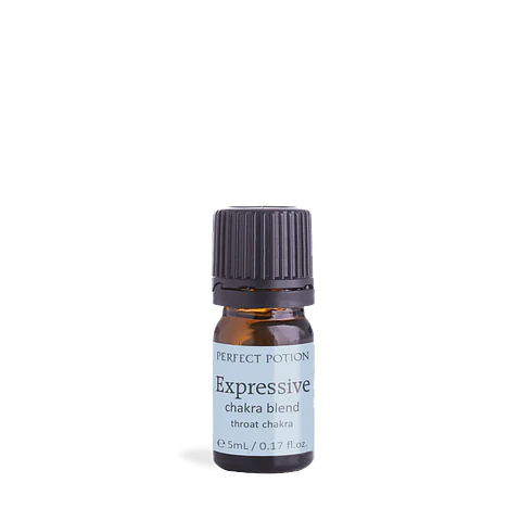 Mezcla de aceites esenciales para el chakra de la garganta expresivo 5 ml