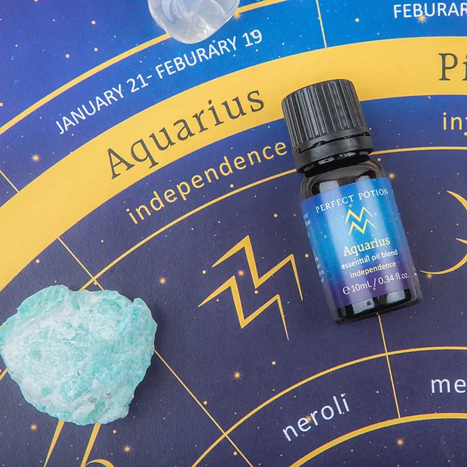 Mezcla de aceites esenciales del zodiaco Acuario 10 ml 2