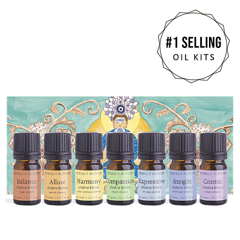Kit de mezclas de aceites esenciales para chakras