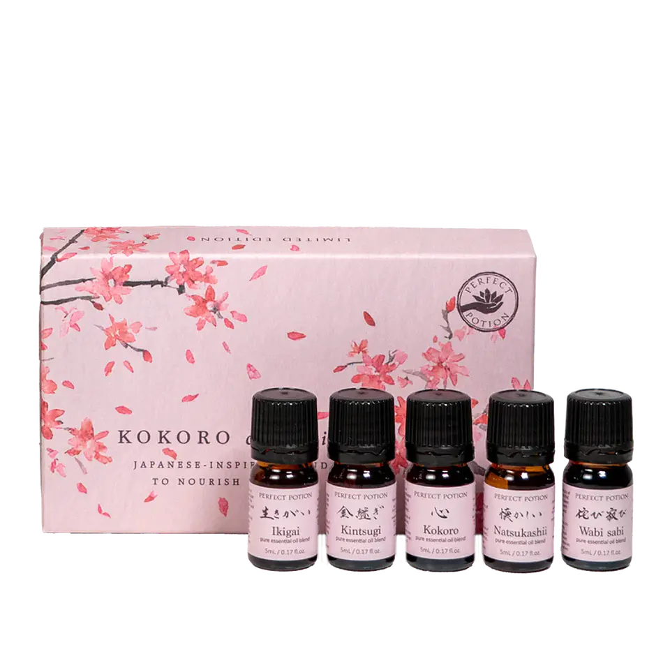 Colección de aceites esenciales Kokoro  1