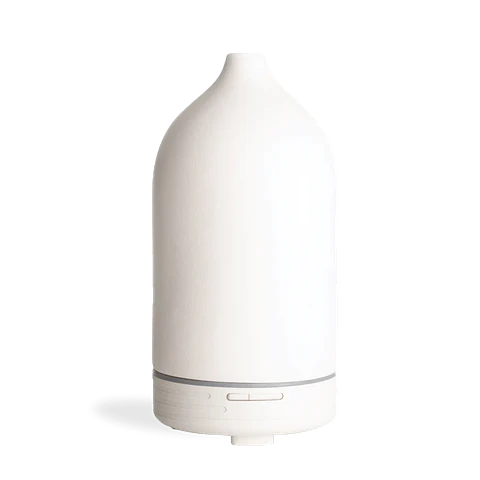 Difusor ultrasónico de cerámica - Blanco Liso