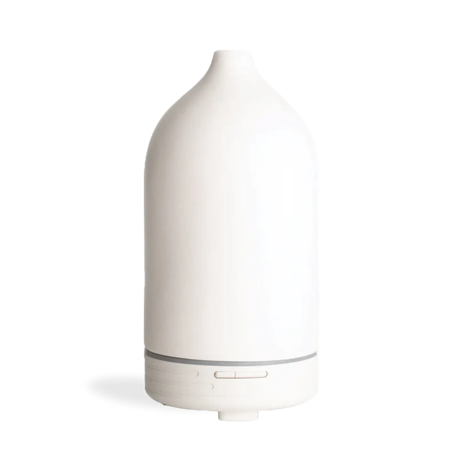 Difusor ultrasónico de cerámica - Blanco Liso 1